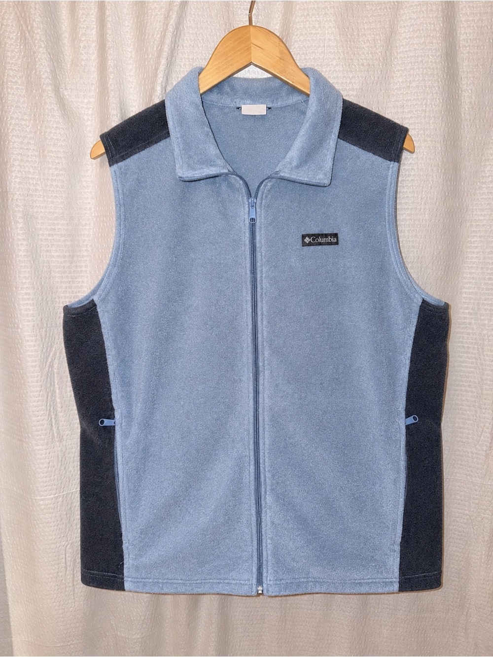 Columbia Men's Steens Mountain Colorblock Fleece Vest - Blue/Navy - XXL